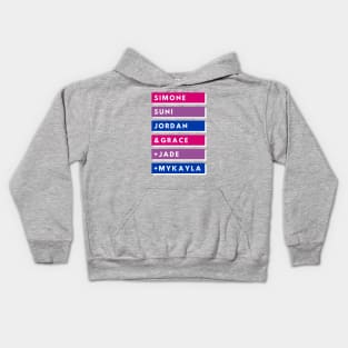 TEAM USA 202ONE (bisexual colors) Kids Hoodie